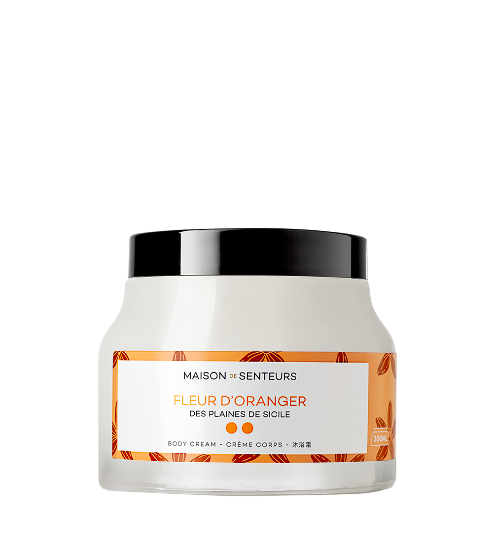 Crème Corps -Argan Fleur d'oranger des Plaines de Sicile - Maison de Senteurs - Tunisie