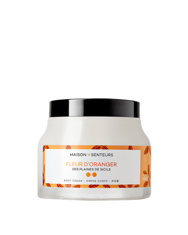 Crème Corps -Argan Fleur d'oranger des Plaines de Sicile - Maison de Senteurs - Tunisie