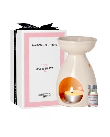 Brûle parfum céramique rose maison de senteurs