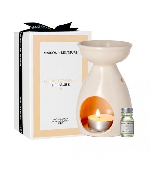 Brule parfum céramique Fleur d'Oranger de l'aube - Maison de Senteurs - Tunisie