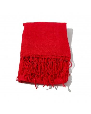Echarpe Traditionnelle Rouge- Maison de Senteurs - Tunisie