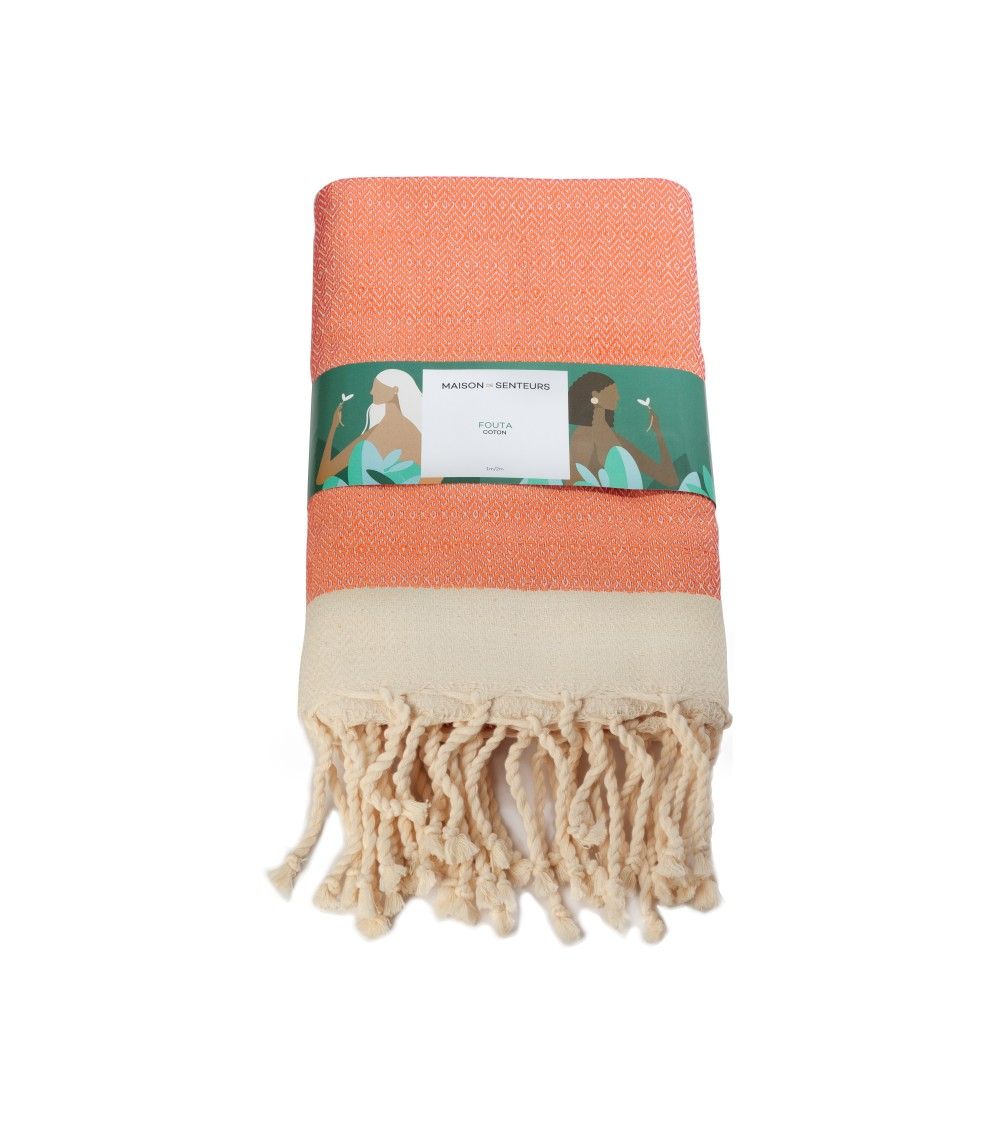 Fouta Orange - Maison de Senteurs - Tunisie